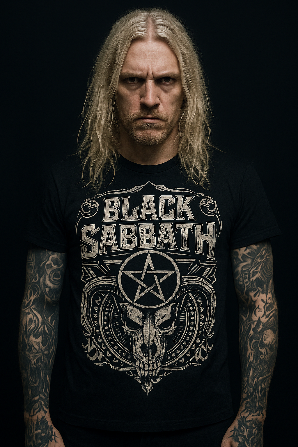 🕯️ Polera “Masters of Reality” – Black Sabbath x Broken Heart 🕯️