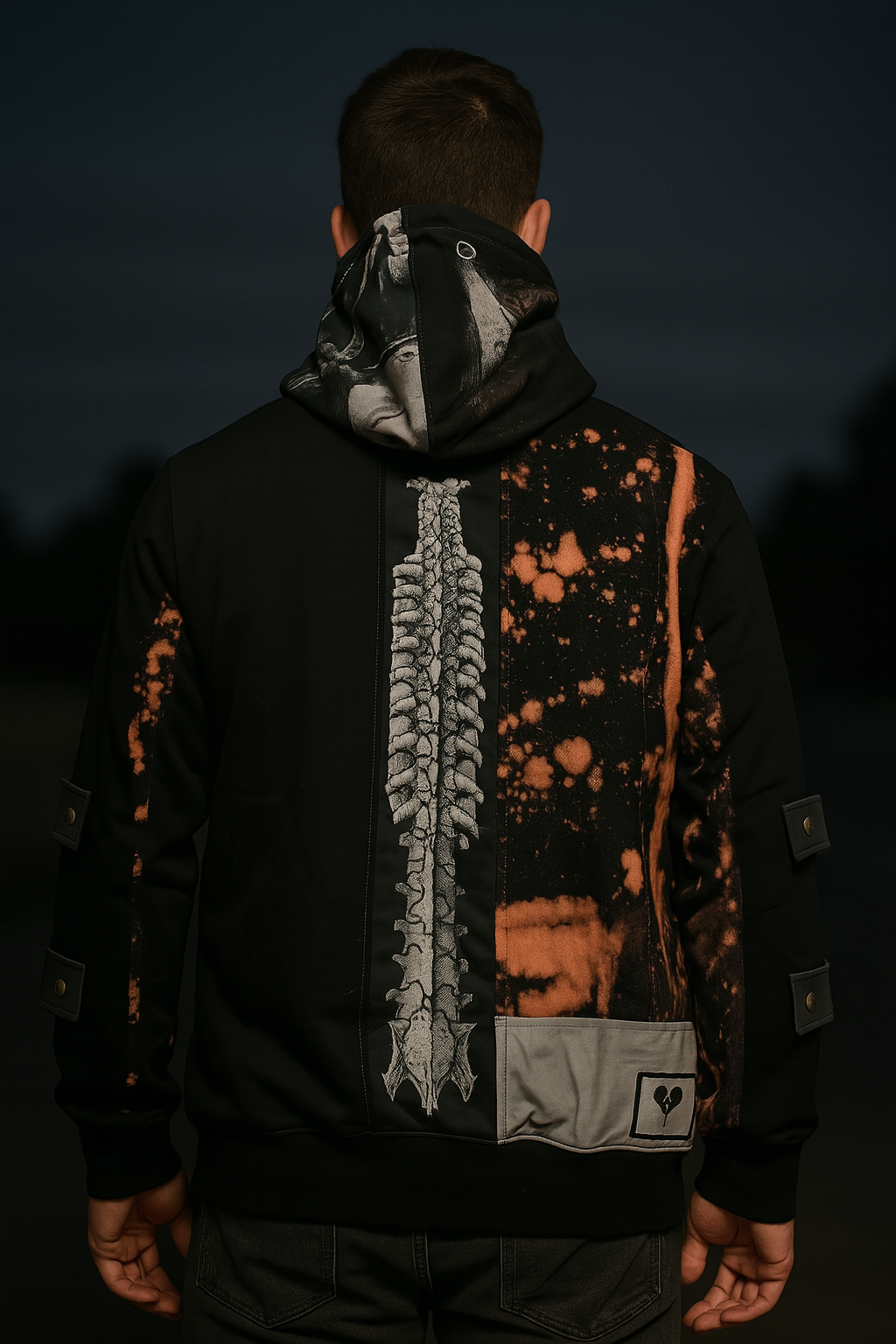🫀 Hoodie “Anatomía del Vacío” – Broken Heart