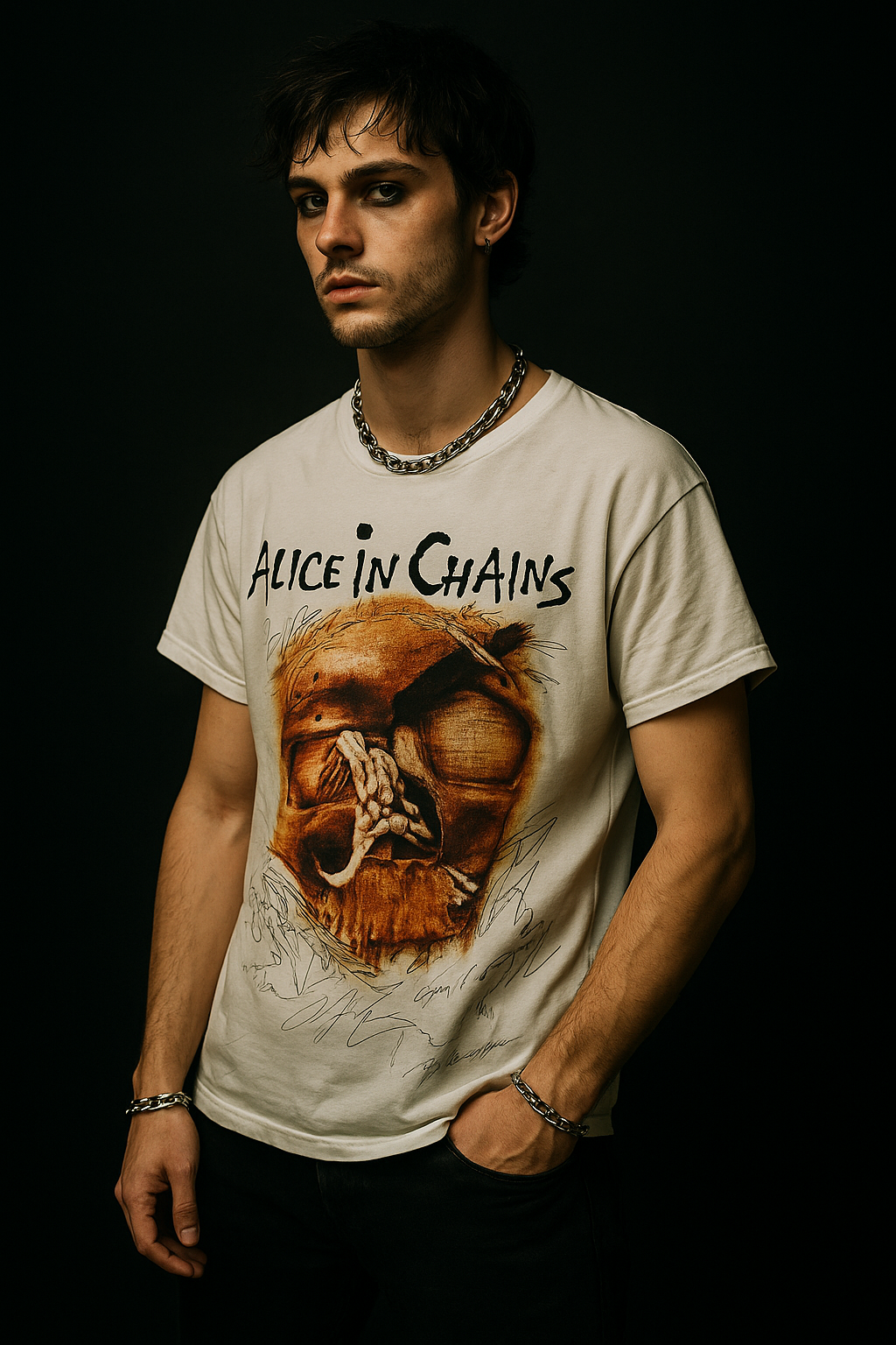 🕸️ Polera “Dirt” – Alice in Chains x Broken Heart 🕸️
