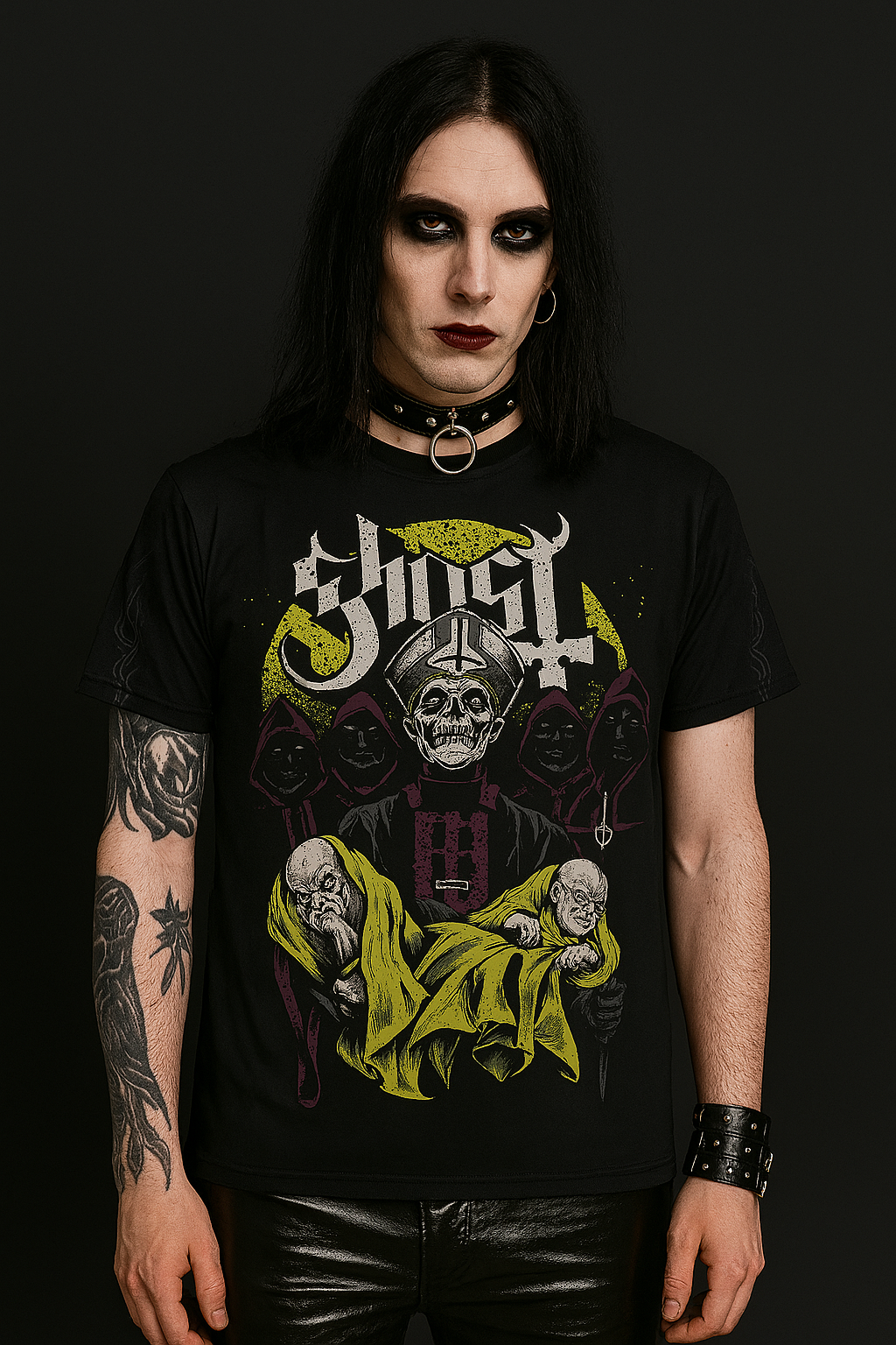 ⛧ Polera “Ritual” – Ghost x Broken Heart ⛧