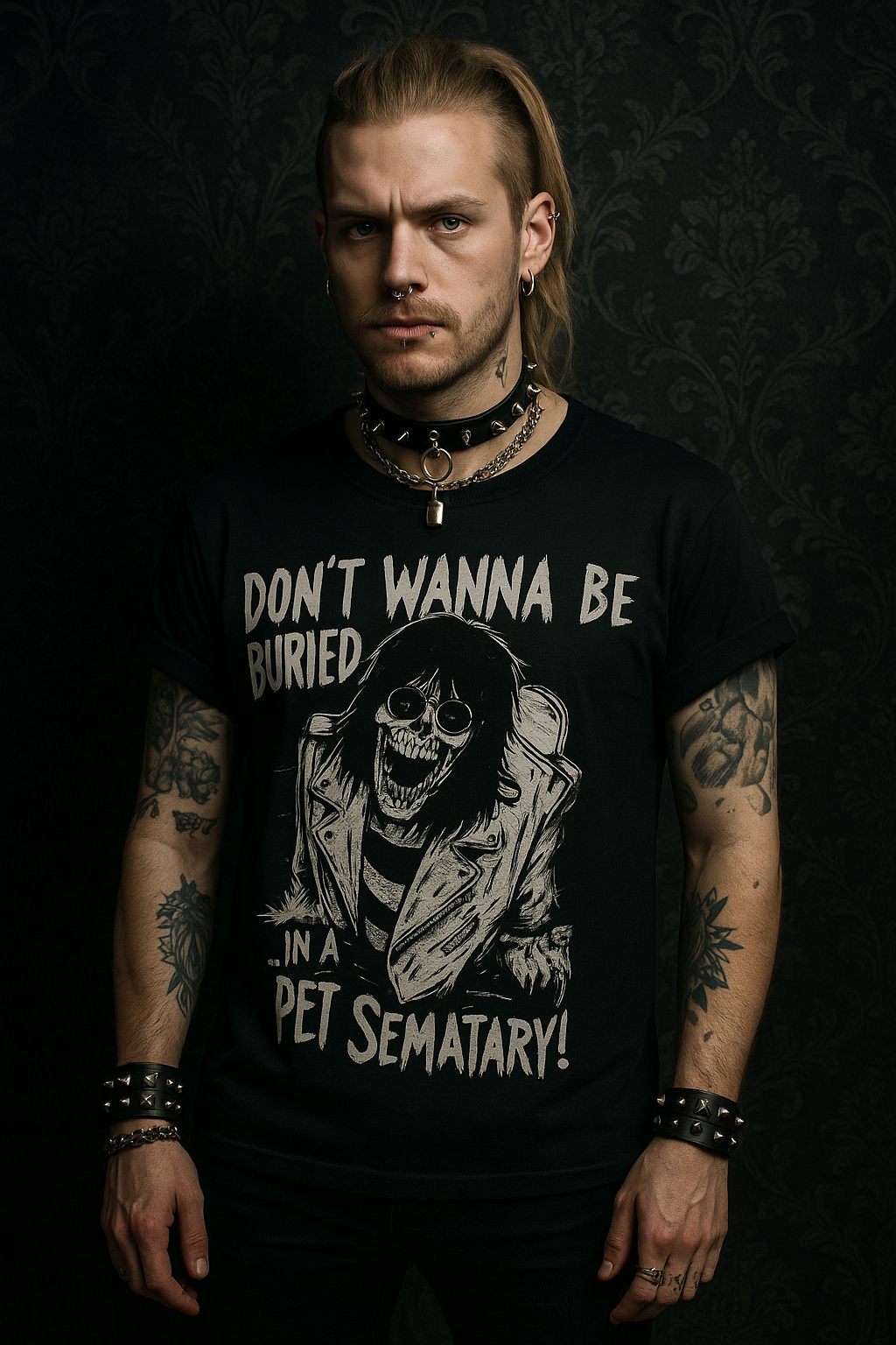 🪦 Polera “Pet Sematary” – Ramones x Broken Heart