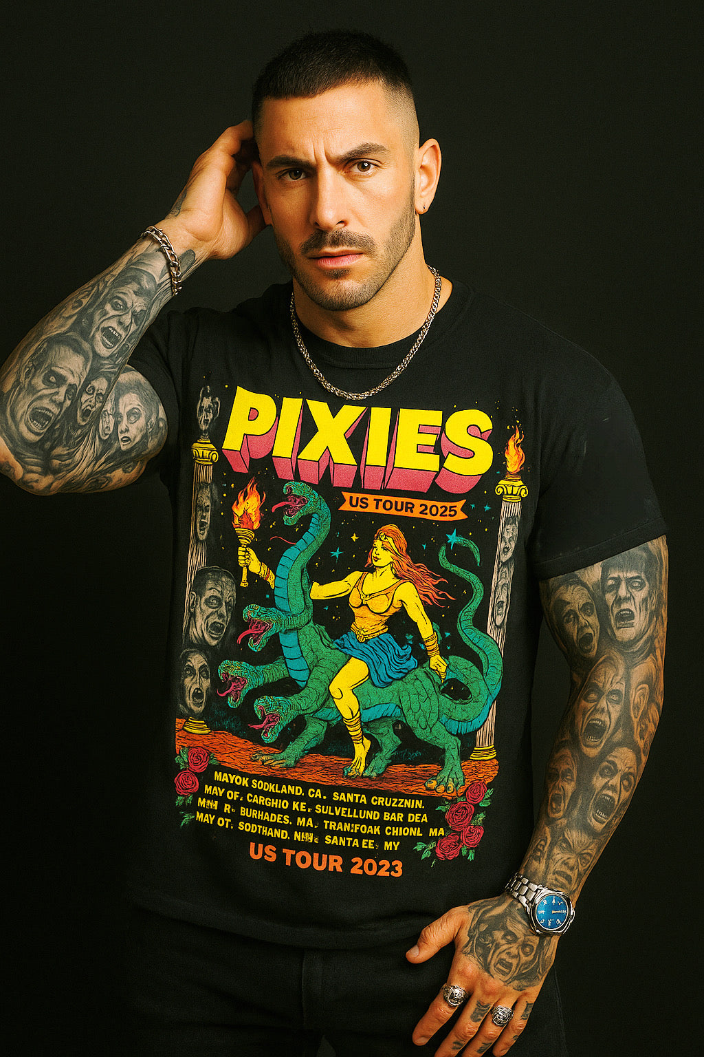 🌑 Polera “Wave of Mutilation” – Pixies x Broken Heart