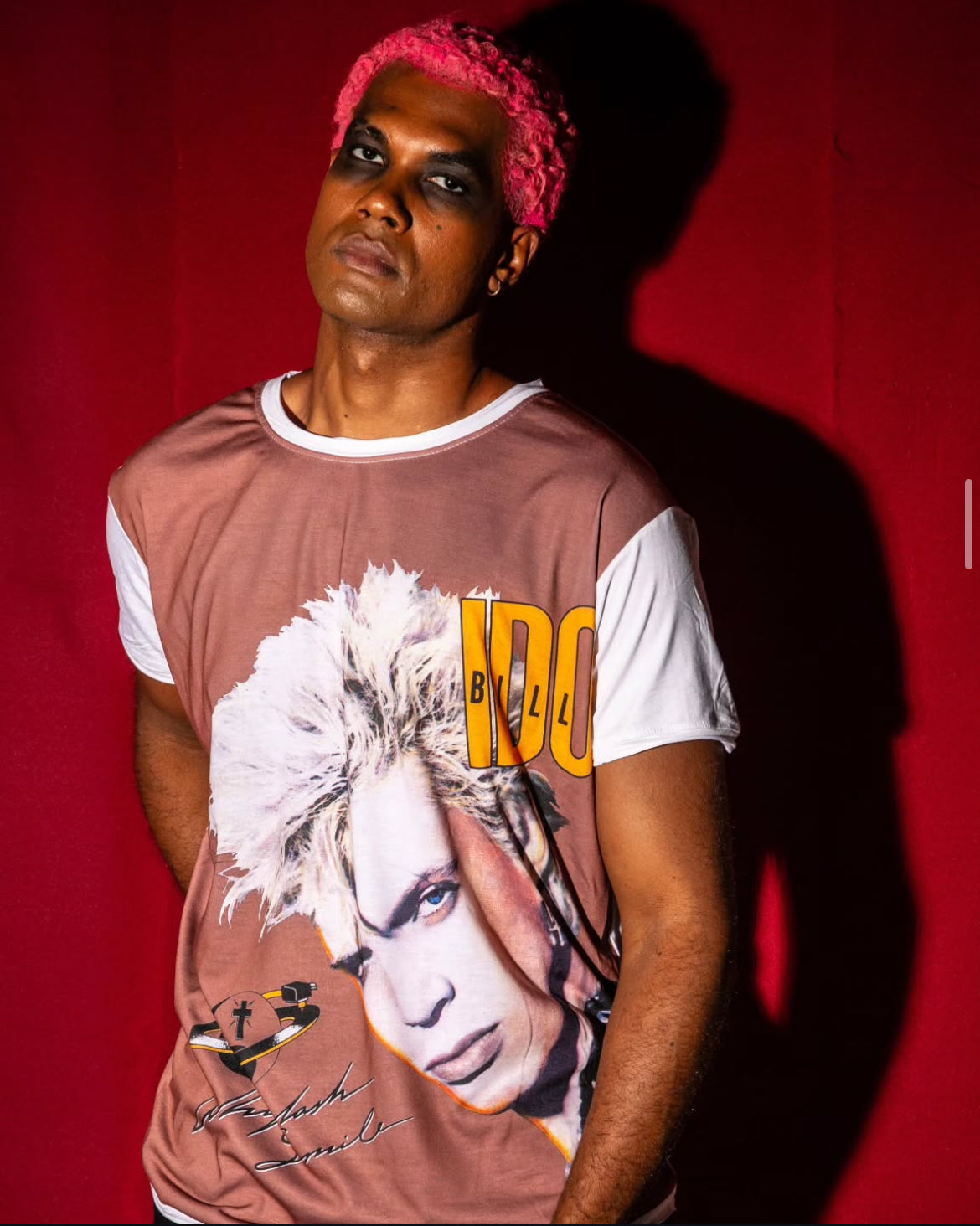 ⚡ Polera “Dancing with Myself” – Billy Idol x Broken Heart