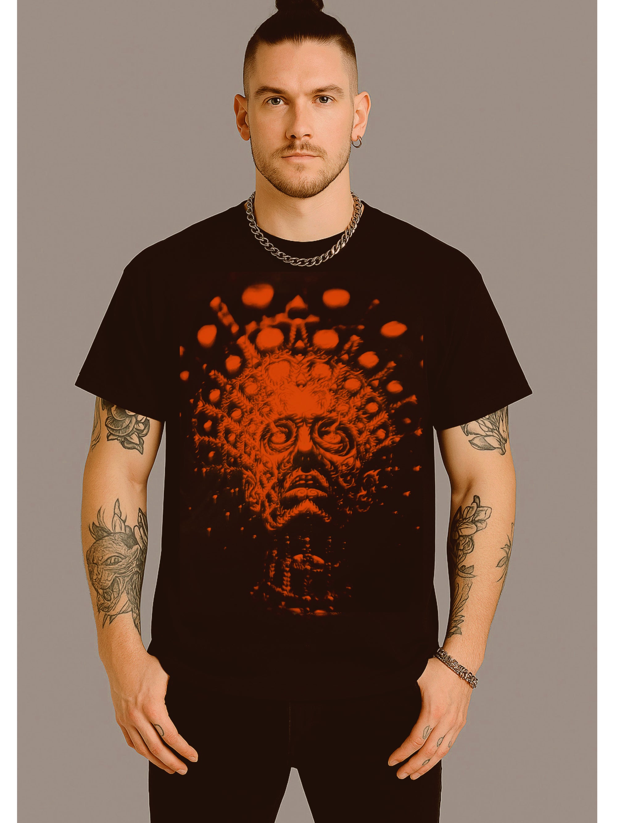 🧠 Polera “Fractured Mind” – Alex Grey x Broken Heart