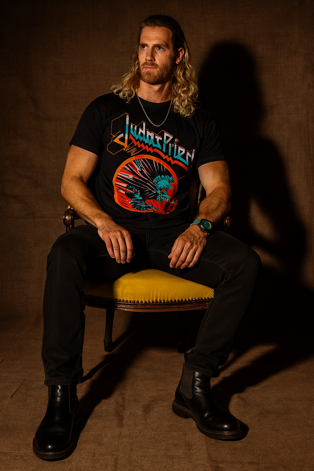⚡ Polera “Hell Patrol” – Judas Priest x Broken Heart