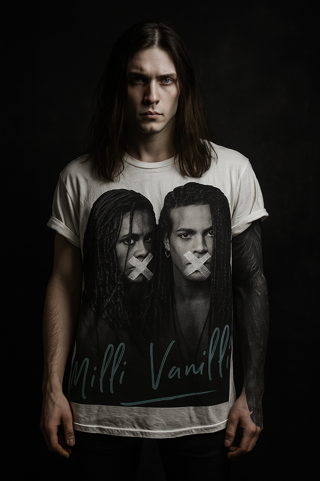 💿 Polera “Blame It on the Beat” – Milli Vanilli x Broken Heart