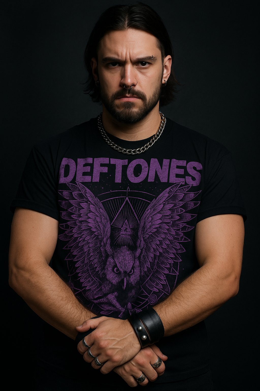 🌌 Polera “Digital Bath” – Deftones x Broken Heart 🌌